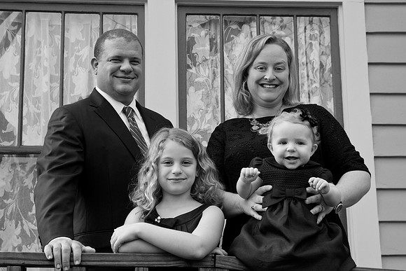 Blice Family Portrait B&W